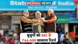 SBI की सीनियर स्कीम लॉन्च – ₹1 लाख निवेश पर ₹44,000 की निश्चित आय, जानिए कैसे मिलेगा लाभ
